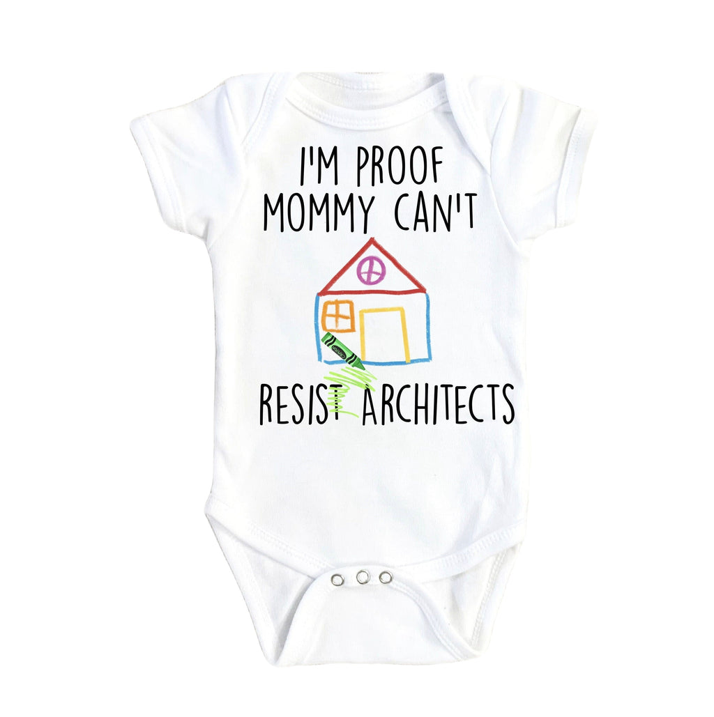 Architect Proof - Baby Boy Girl Clothes Infant Bodysuit Funny Cute Newborn-0