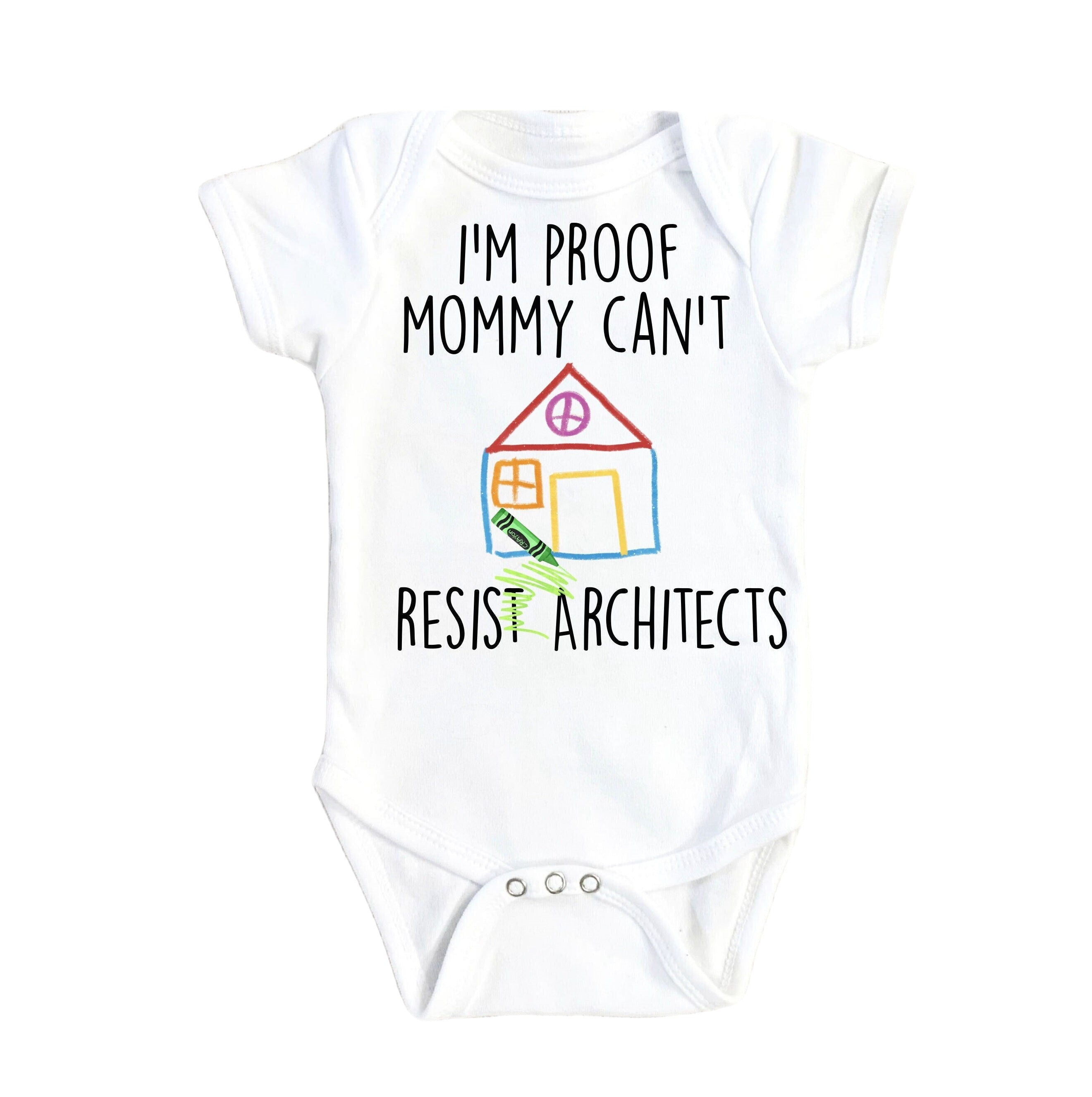Architect Proof - Baby Boy Girl Clothes Infant Bodysuit Funny Cute Newborn-0