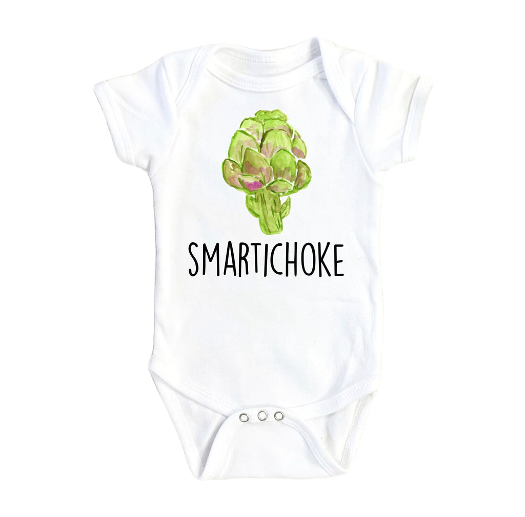 Artichoke Smart - Baby Boy Girl Clothes Infant Bodysuit Funny Cute Newborn-0