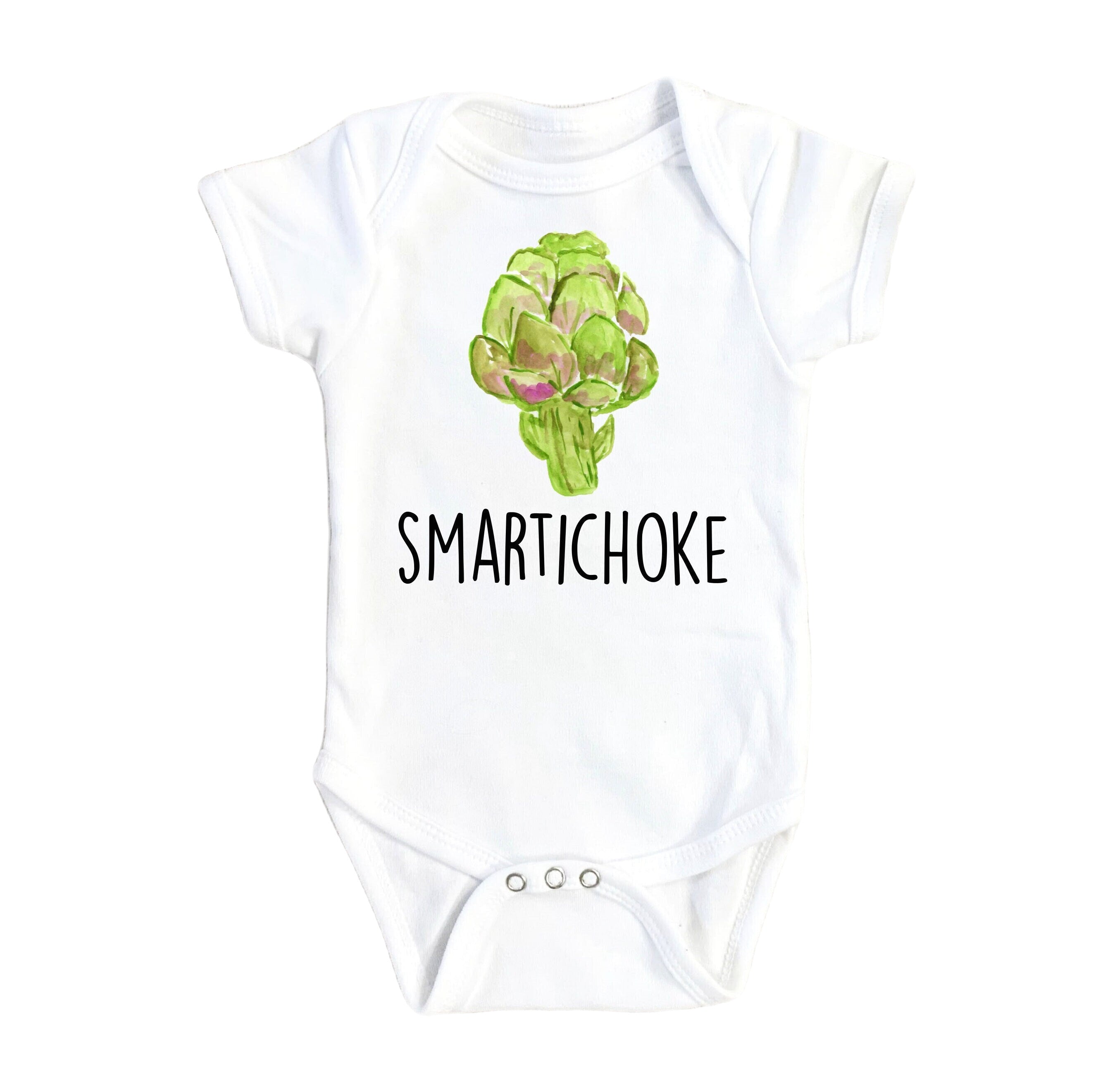 Artichoke Smart - Baby Boy Girl Clothes Infant Bodysuit Funny Cute Newborn-0