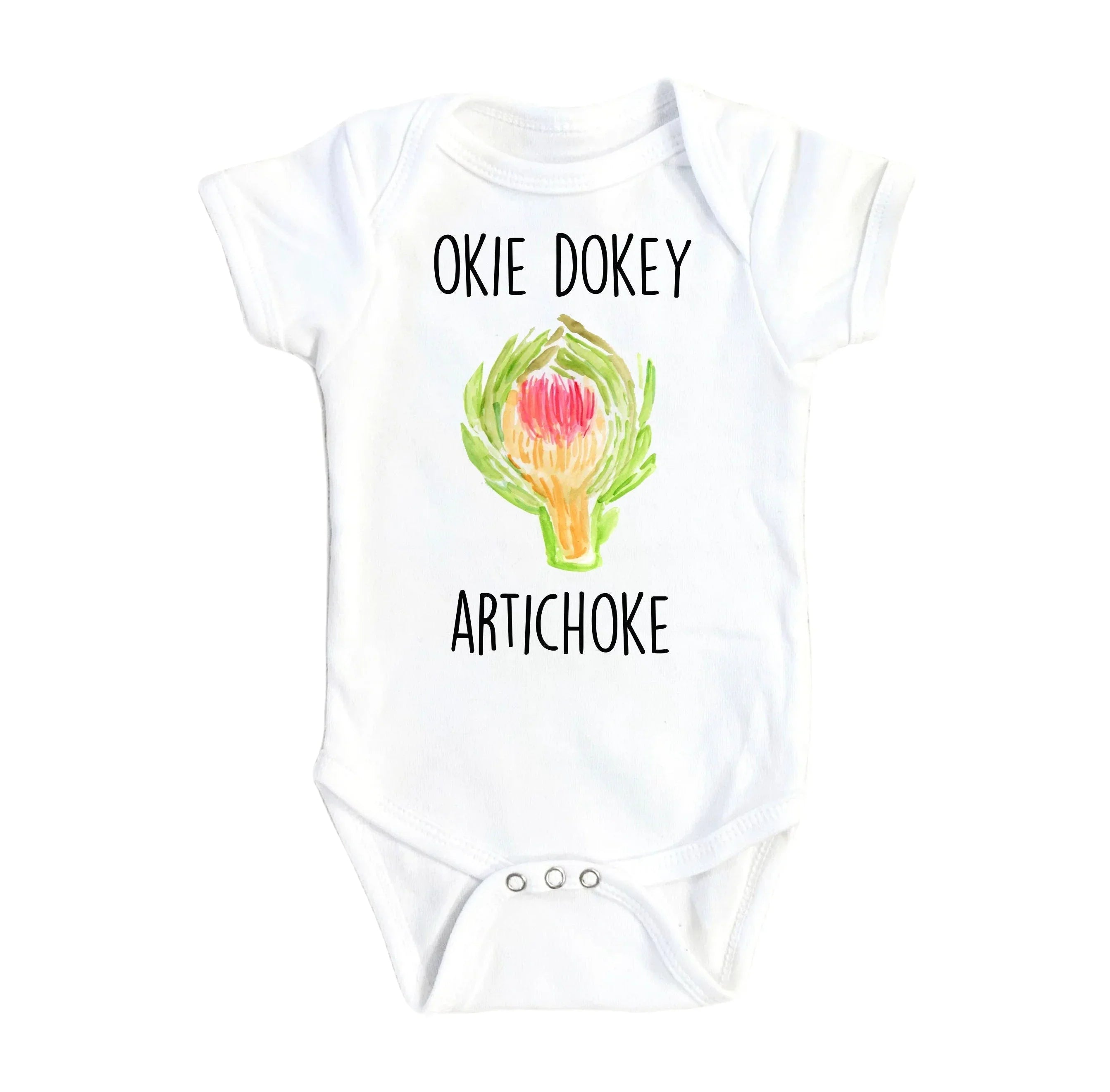 Artichoke Okay Dokie - Baby Boy Girl Clothes Infant Bodysuit Funny Cute Newborn-0