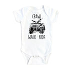 ATV Crawl - Baby Boy Girl Clothes Infant Bodysuit Funny Cute Newborn-0