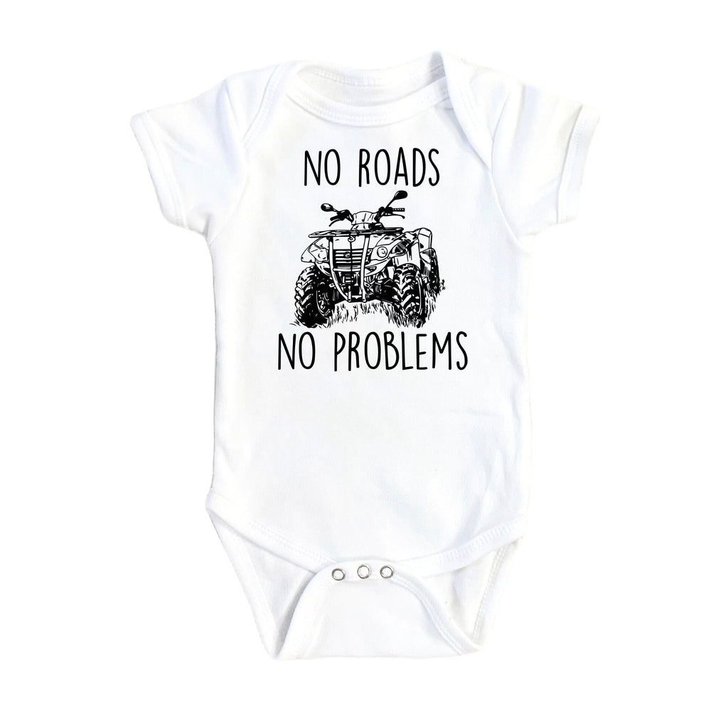 ATV Roads - Baby Boy Girl Clothes Infant Bodysuit Funny Cute Newborn-0