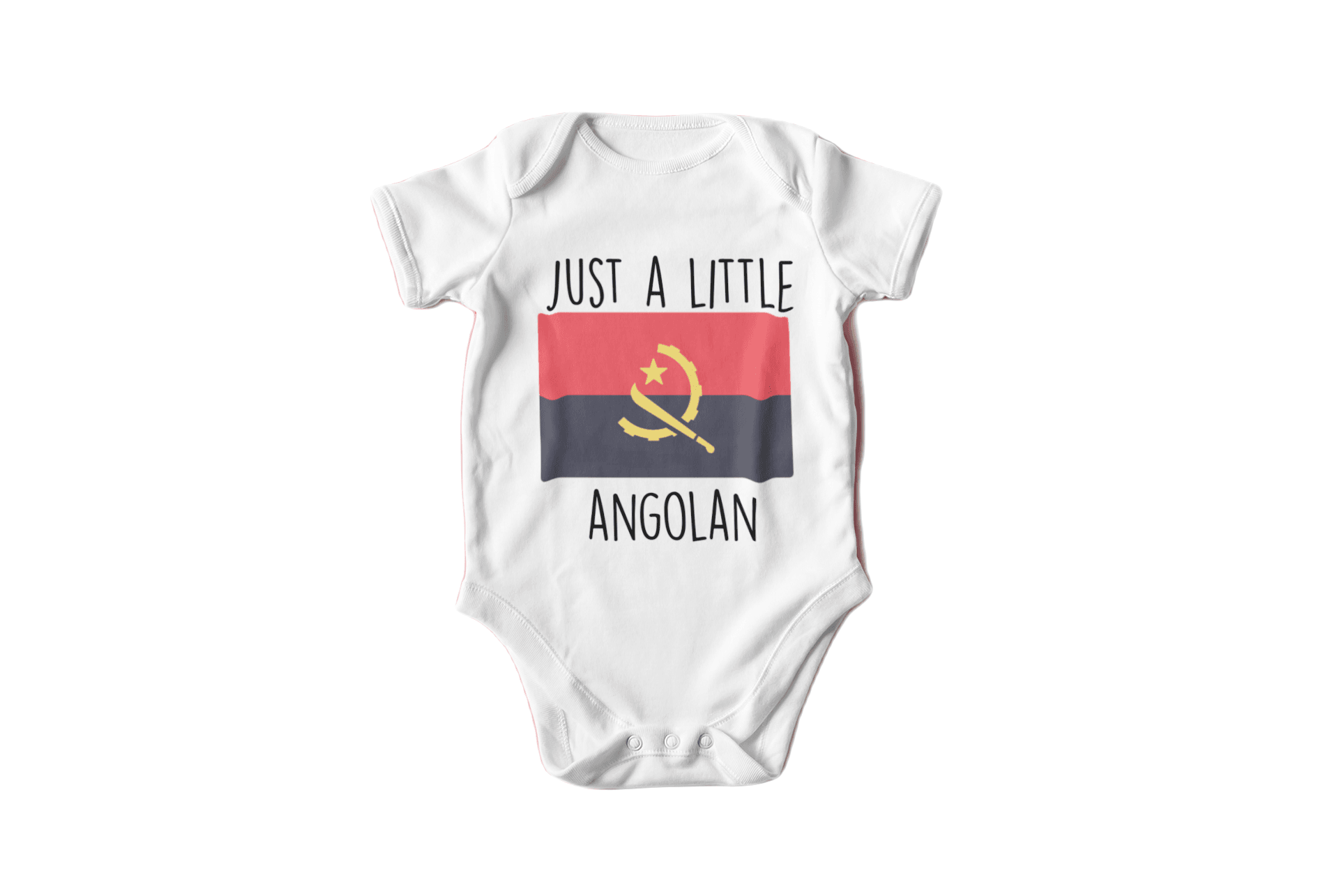 Angola - Baby Boy Girl Clothes Infant Bodysuit Funny Cute Newborn-0