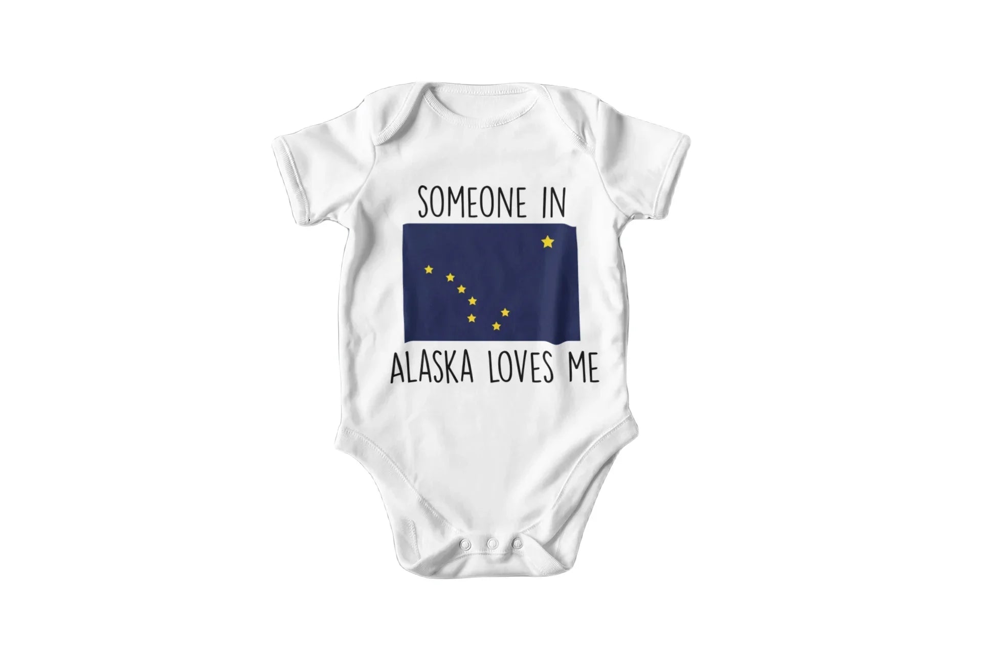 Alaska Flag - Baby Boy Girl Clothes Infant Bodysuit Funny Cute Newborn-0