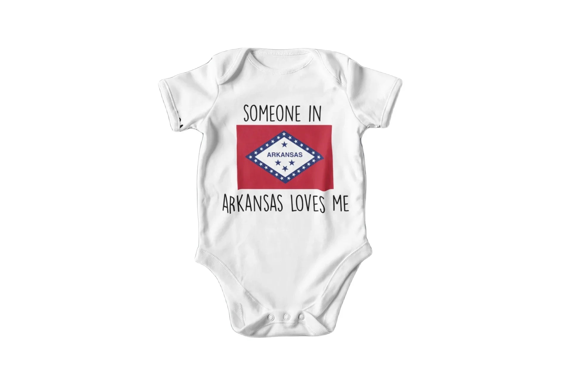 Arkansas Flag - Baby Boy Girl Clothes Infant Bodysuit Funny Cute Newborn-0