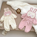 Arrival Autumn Baby Girls Long Sleeves Rabbits Design Romper-3