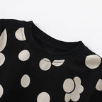 Summer Arrival Girls’ Flowers and Fruits Geometric Pattern Short Sleeves T-shirt in European and American Style-1