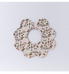 Adorable Simple Pattern Cotton Snap-on Flowers Shaped Bib-10