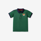 Arrival Baby Kids Boys Little Tiger Logo Short Sleeves Polo Shirt-4