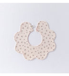 Adorable Simple Pattern Cotton Snap-on Flowers Shaped Bib-11