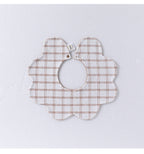 Adorable Simple Pattern Cotton Snap-on Flowers Shaped Bib-5